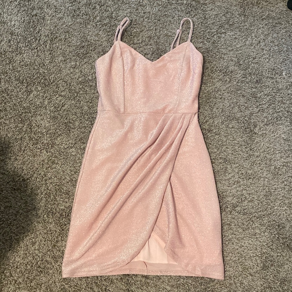 Sparkly pink Francesca’s dress